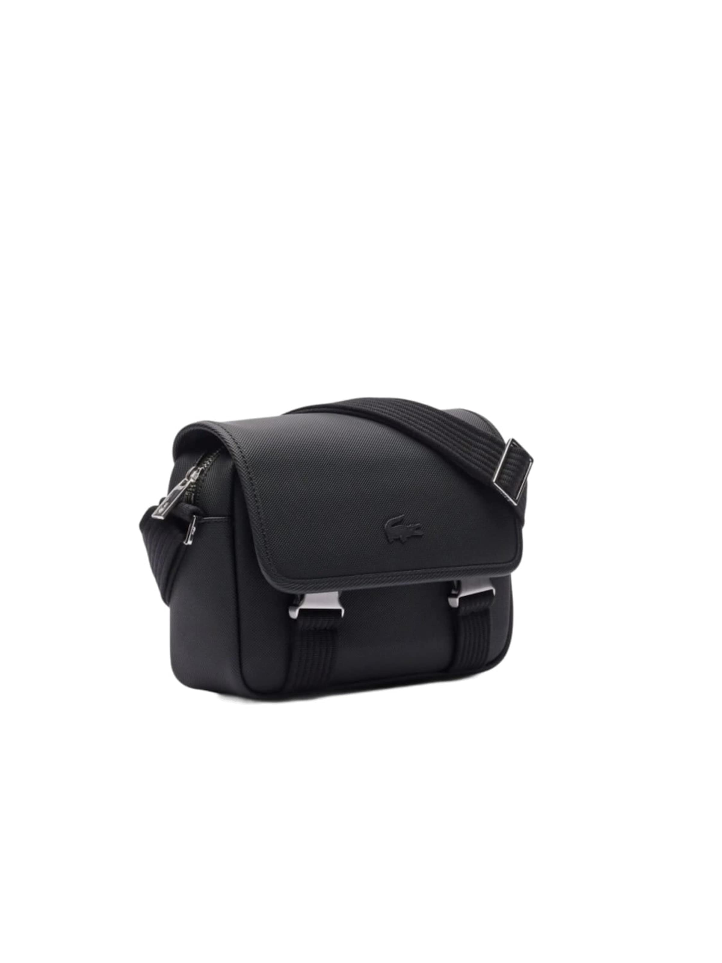 melns LACOSTE Dokumentu somas 'Lacoste Sacoche Men'S Classic Homme Noir'