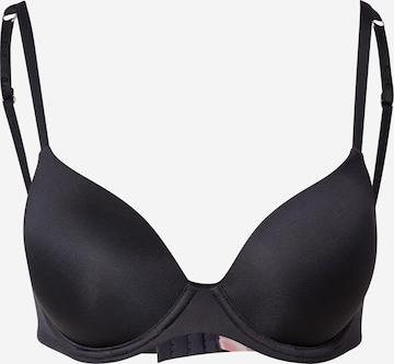 Sutien de tricou Sutien de la Hunkemöller pe negru: față