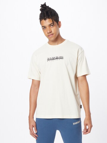 T-Shirt NAPAPIJRI en gris : devant