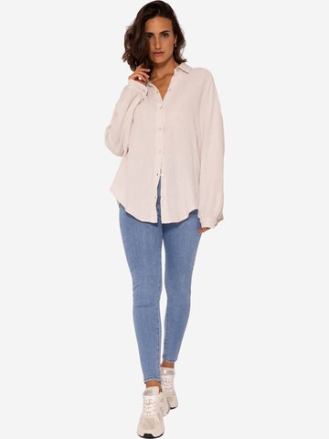 SASSYCLASSY Bluse in Beige