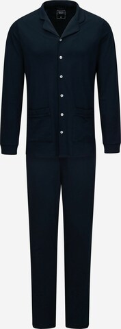 SEIDENSTICKER Pyjama 'Schwarze Rose' in Blau: predná strana