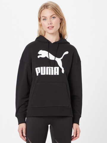melns PUMA Sportisks džemperis 'Classics': no priekšpuses