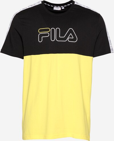FILA T-Shirt 'Jopi' in gelb / schwarz, Produktansicht