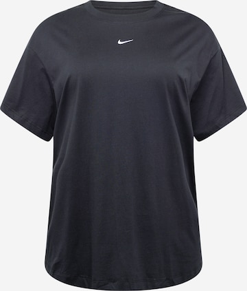 Nike Sportswear Koszulka 'Essential' w kolorze czarny: przód