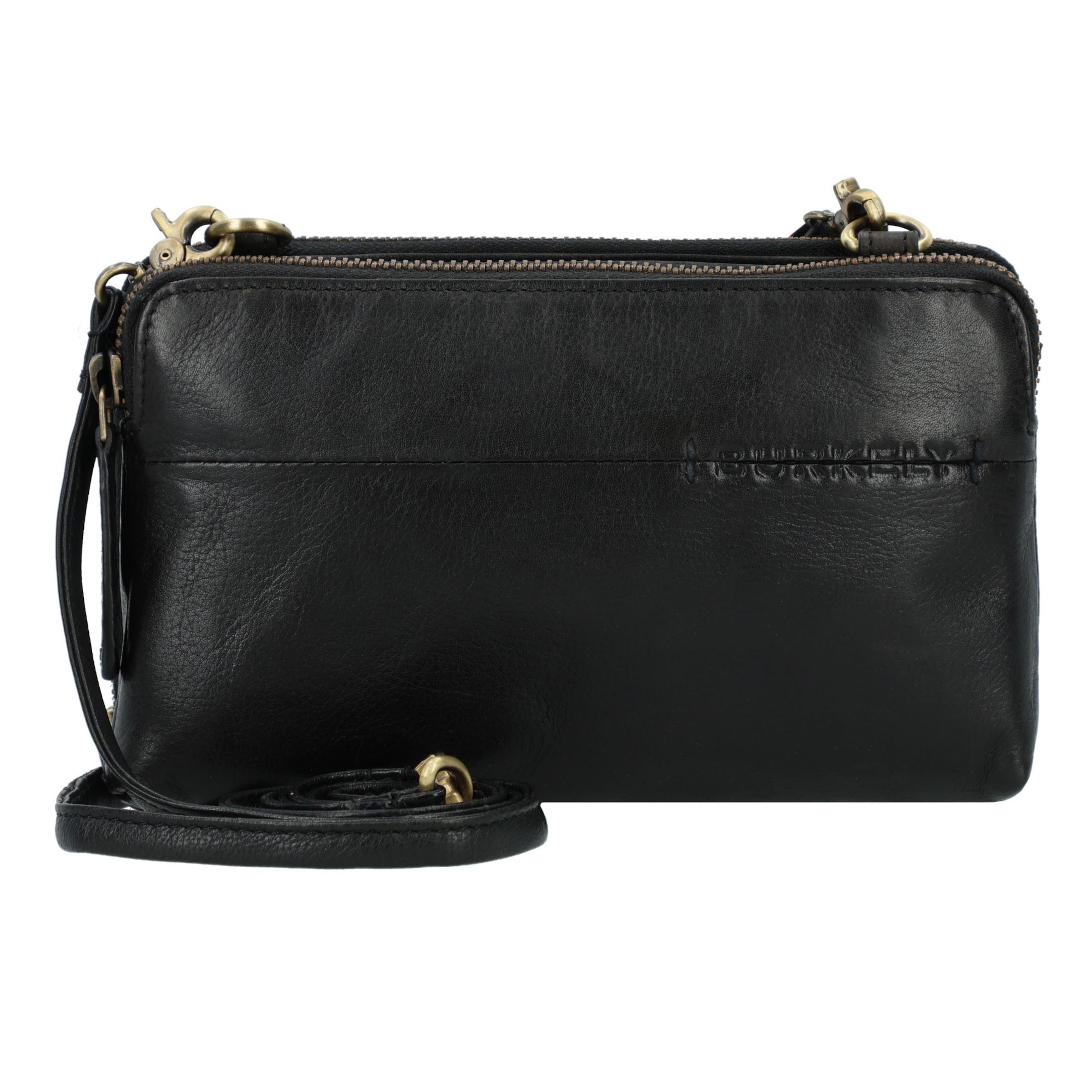 Burkely Clutch 'Natural Norah' in Zwart: voorkant