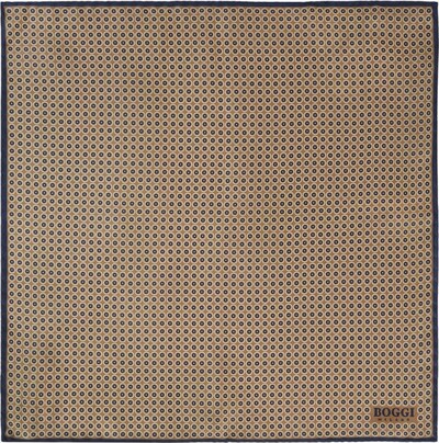 Boggi Milano Einstecktuch 'Polka' in beige / schwarz, Produktansicht