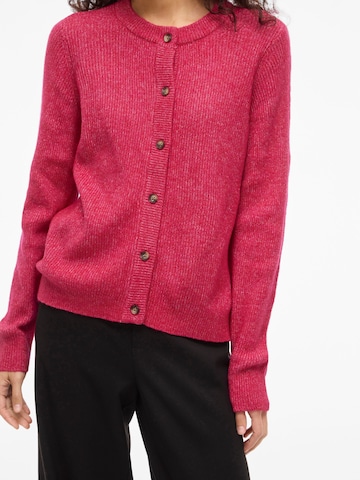 VILA Strickjacke 'VIVIOLI' in Pink