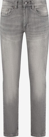 Maskovick Slimfit Jeans 'MASKOVICK - Heren Jeans - Slim Fit - Milano – Stretch - Denim Broek' in Grijs: voorkant