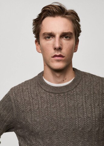 MANGO MAN Sweater 'Koipe' in Grey
