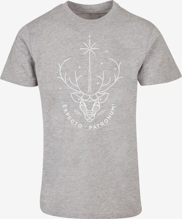 ABSOLUTE CULT Shirt 'Harry Potter - Expecto Patronum' in Grey: front
