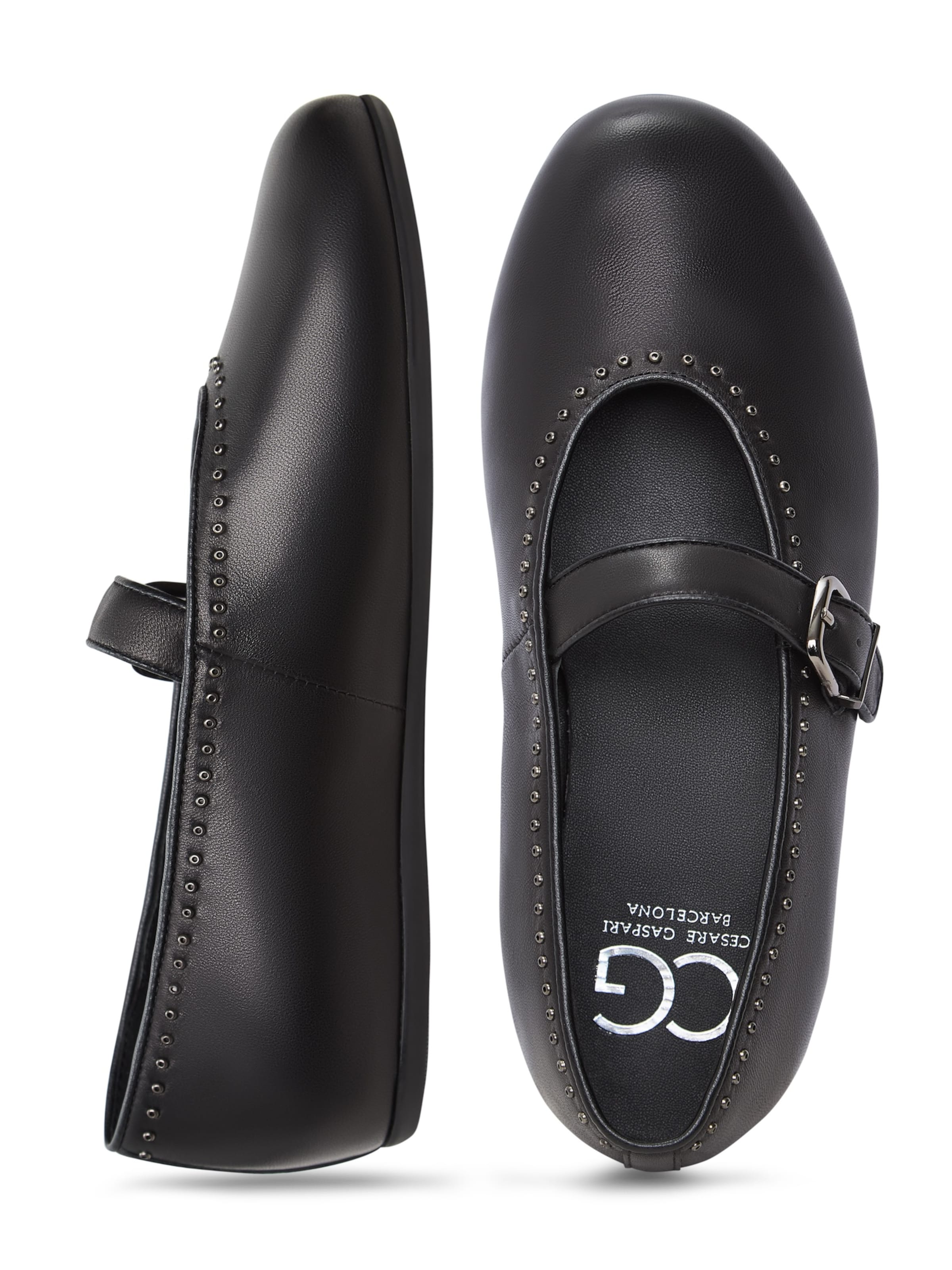 CESARE GASPARI Ballerina 'Jane' in Black