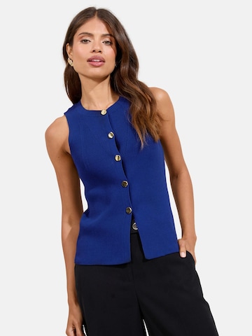 Gilet in maglia di Lipsy in blu: frontale