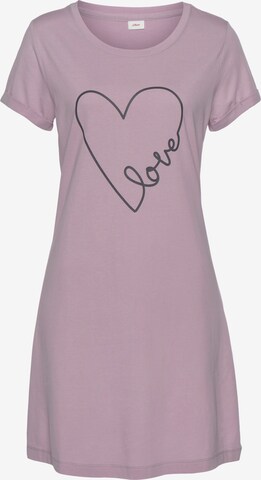 T-shirt VIVANCE en violet : devant