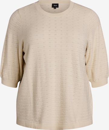 smėlio Zizzi Megztinis 'Mella': priekis