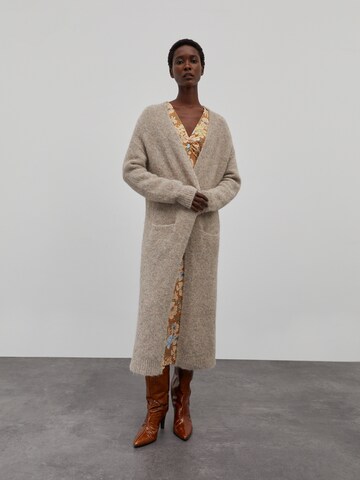 EDITED Knitted Coat 'Caesar' in Brown