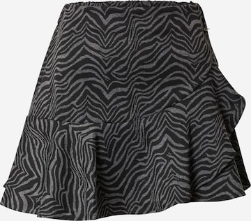 Colourful Rebel Skirt 'Sydney Jacquard' in Black: front