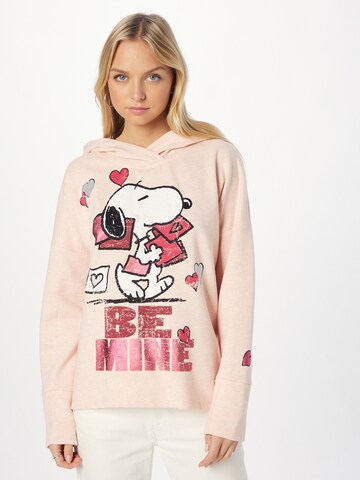 Sweat-shirt Frogbox en rose : devant