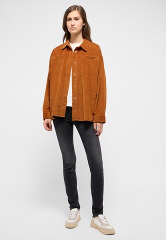 MUSTANG Bluse in Braun