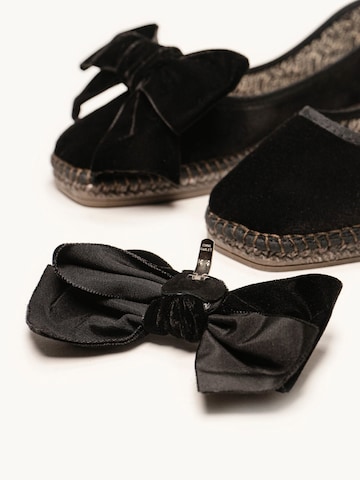 Ballerina 'Alpargata Terciopelo' di Alhamas in nero