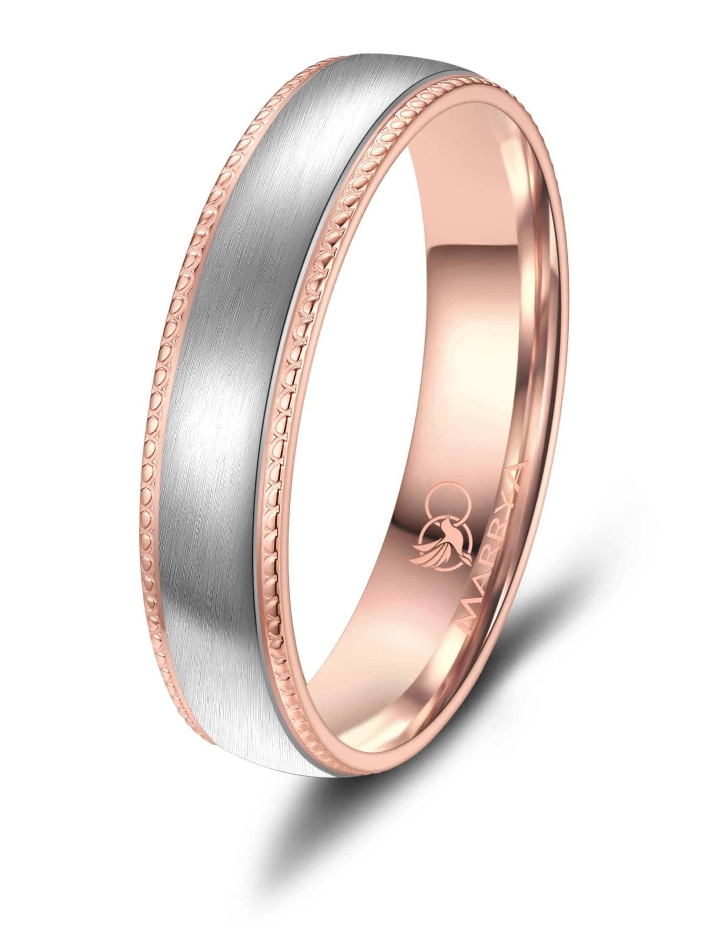 Anello 'MARRYA TI-42 Ehering aus Titan' di MARRYA in oro: frontale