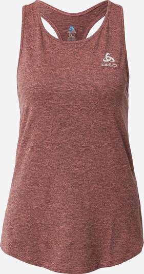 ODLO Sporttop in de kleur Pastelrood / Zwart gemêleerd / Wit, Productweergave