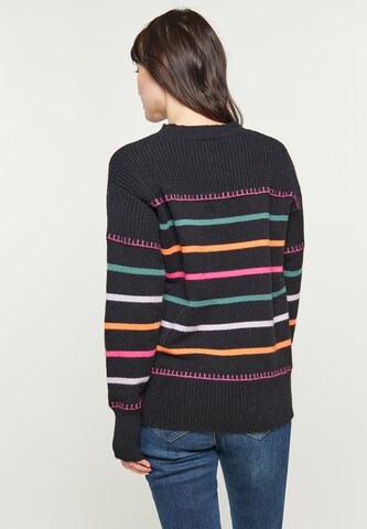 Pull-over 'Fashion Look' usha BLUE LABEL en noir