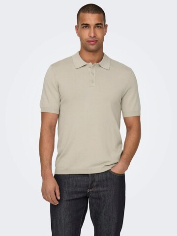 Pull-over Only & Sons en beige