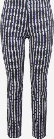 Ulla Popken Slim fit Pants 'Sienna' in Blue: front