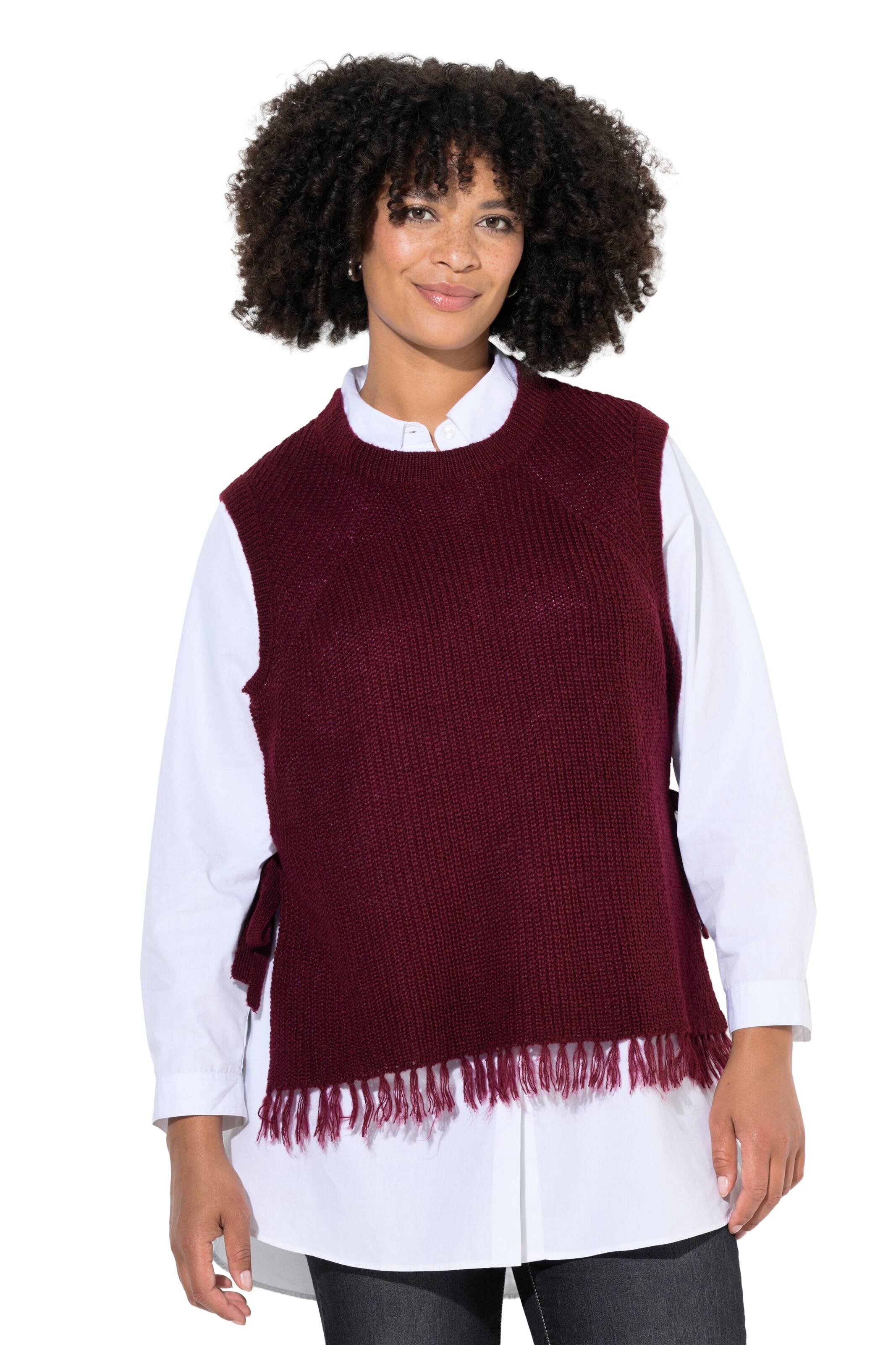 Pull-over Angel of Style en rouge : devant