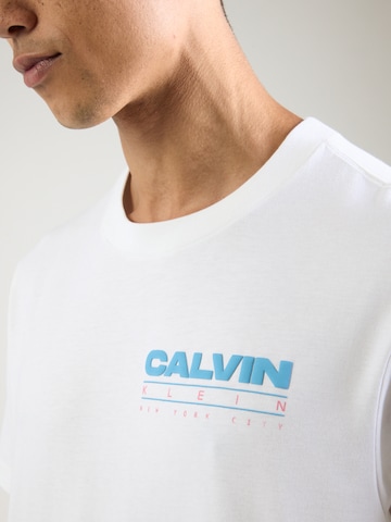 Calvin Klein Jeans Regular Paita värissä valkoinen