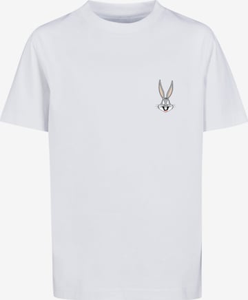 T-Shirt 'Looney Tunes Bugs Bunny' F4NT4STIC en blanc : devant