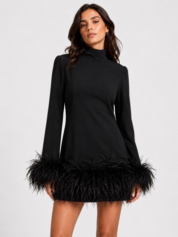 Robe de cocktail 'Paris' La Maison Milan en noir : devant