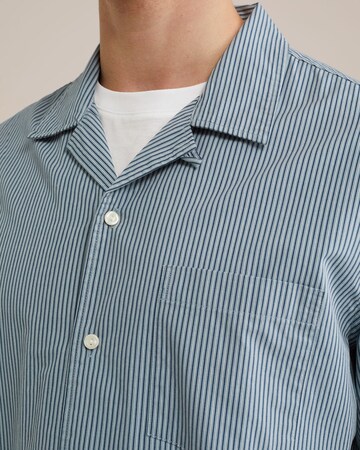 Coupe regular Chemise WE Fashion en bleu
