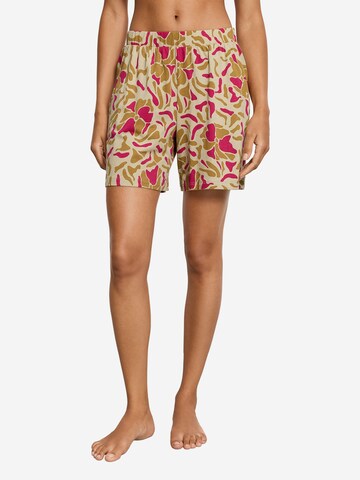 Hanro Pajama Pants 'Sleep & Lounge' in Beige: front