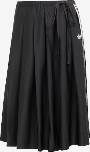 ADIDAS ORIGINALS Svārki 'Ribbon Pleated Maxi', krāsa - melns / balts, Preces skats
