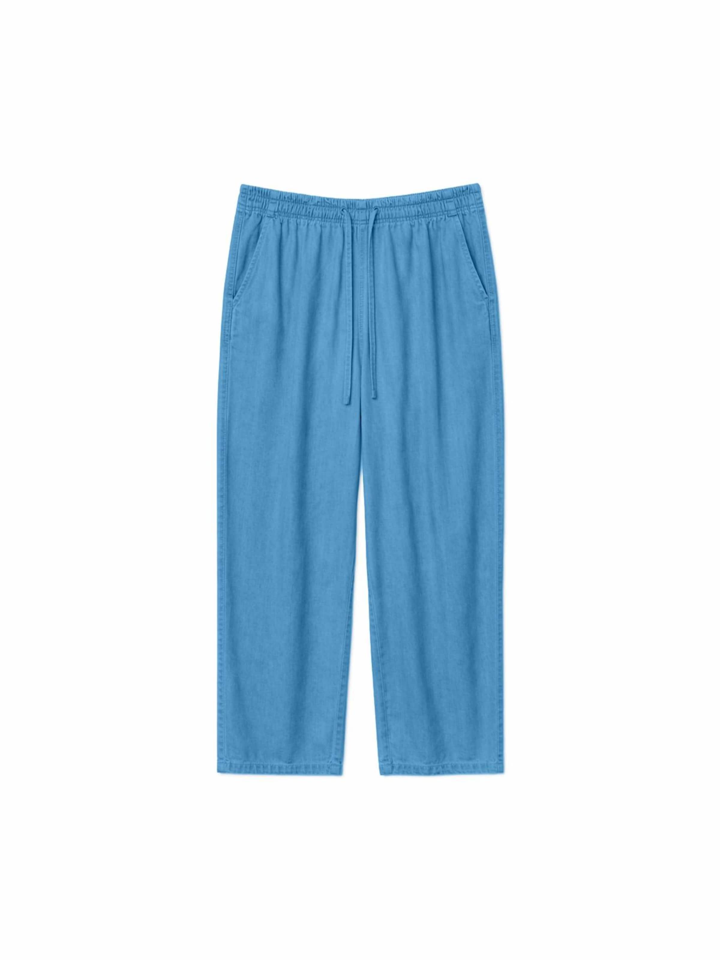 mazine Wide leg Pants 'Mila' in Blue: front