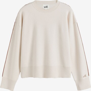 self. Sweater in Beige: front
