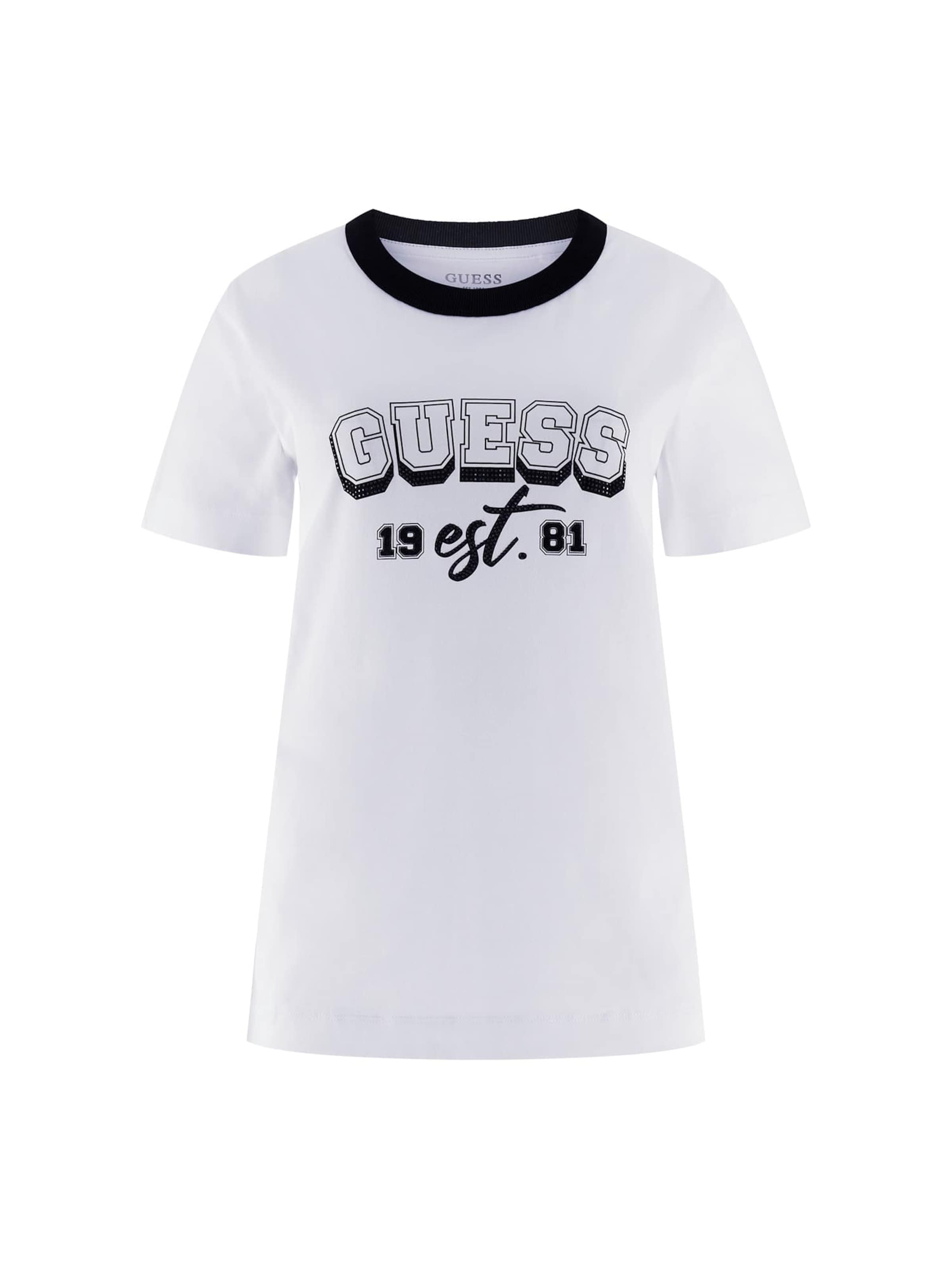 GUESS T-Shirt in Weiß: Vorderseite