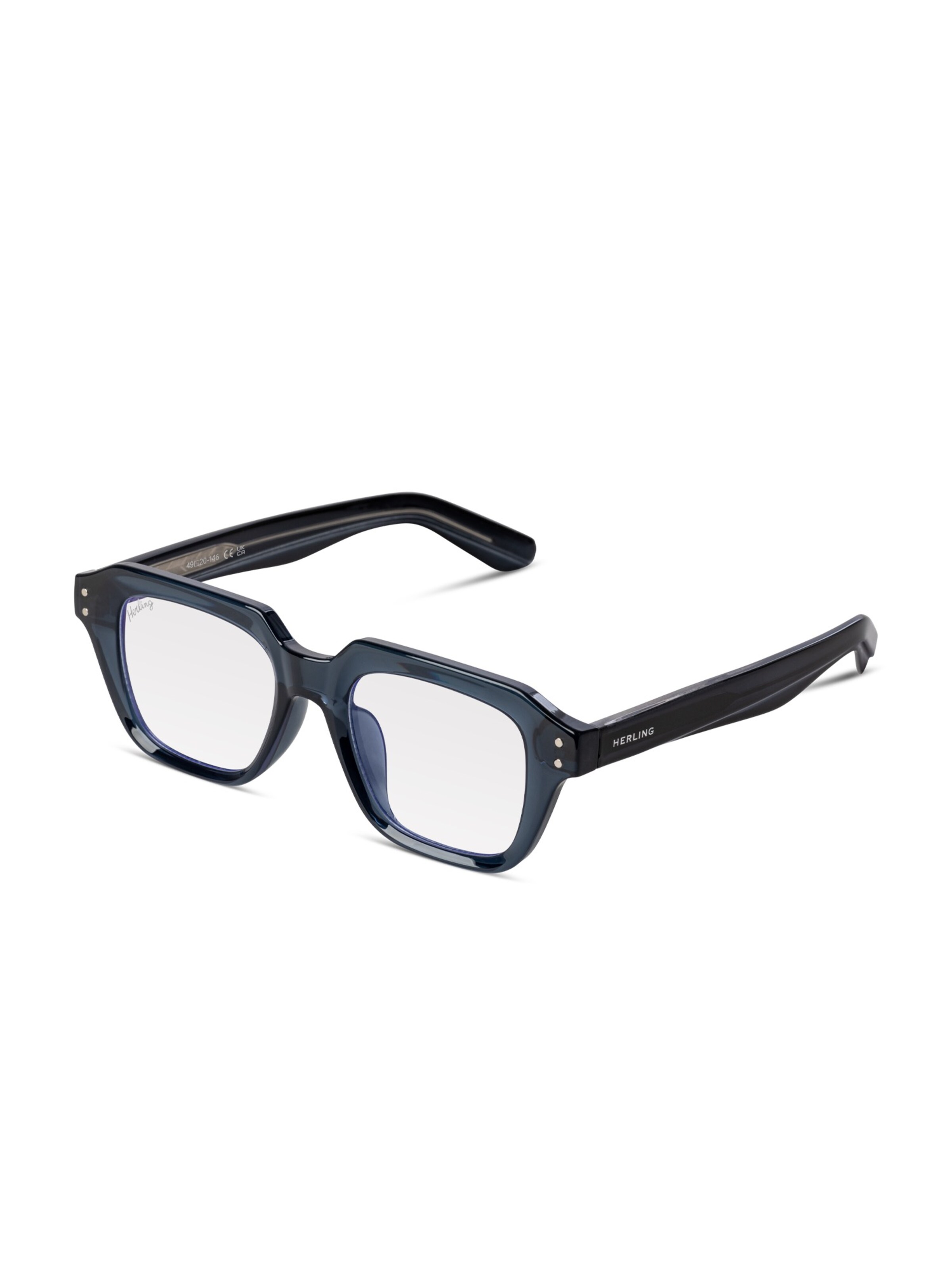 Herling Glasses 'Jensen Blue Light' in Blue: front