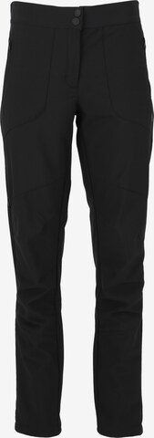 Whistler Regular Outdoor Pants 'Saldon' in Black: front