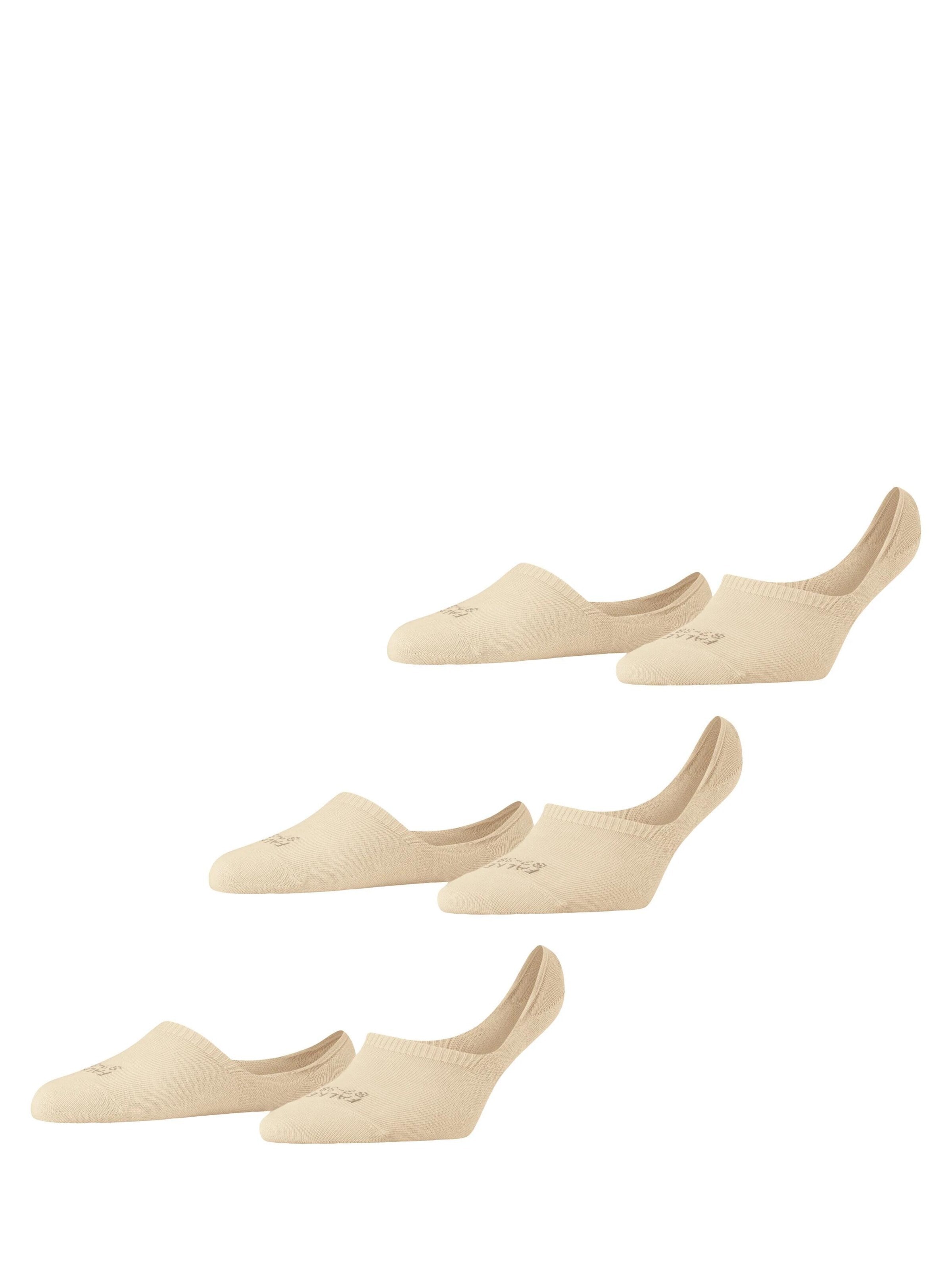 FALKE Füßlinge 'Step 3-Pack'‌‌‌‌‌‌ in Beige: Vorderseite