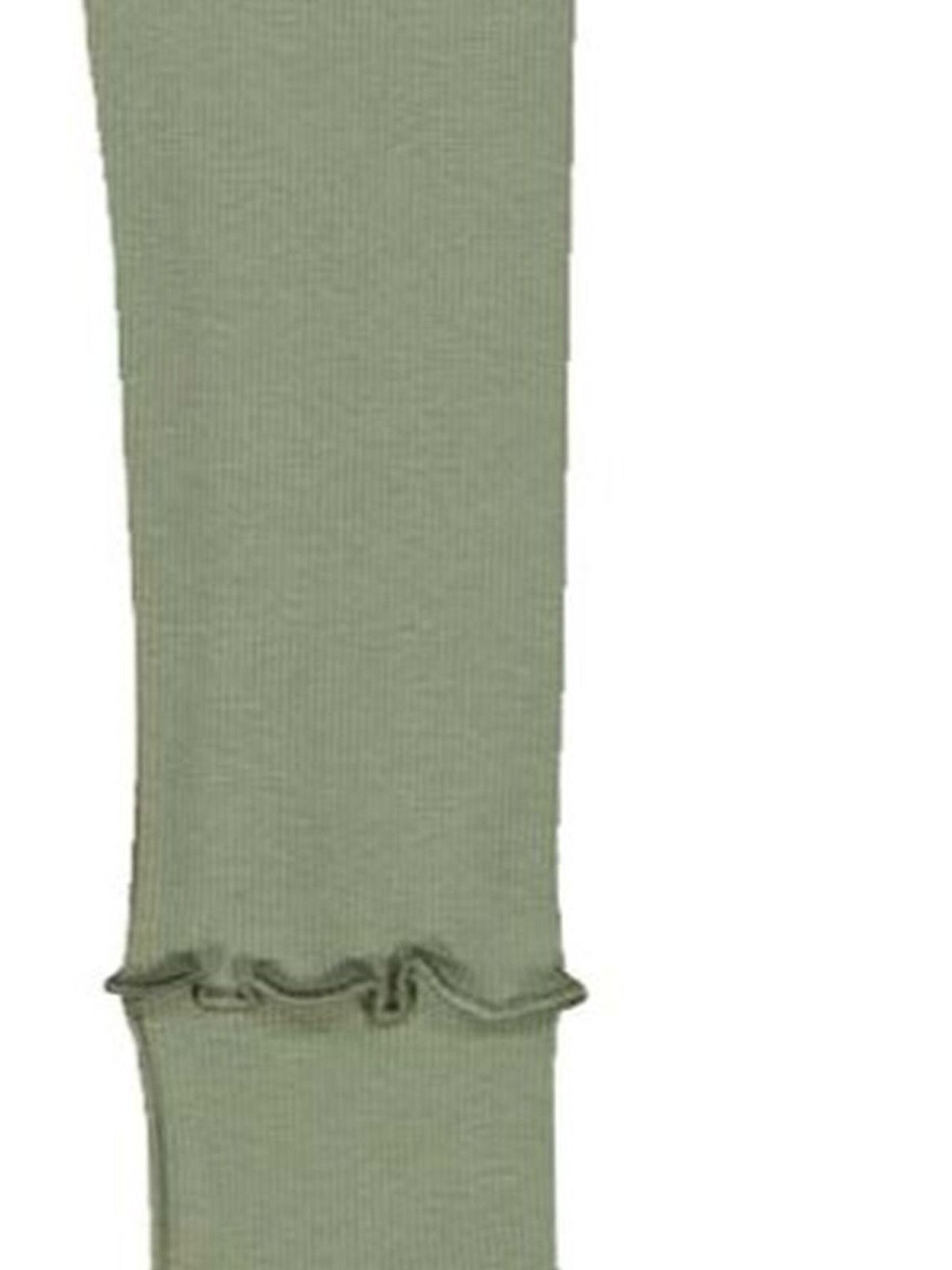 Coupe slim Leggings 'Cozy Me' Müsli by GREEN COTTON en vert