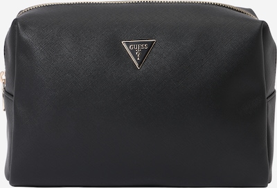 Kosmetinė 'LARGE TOP ZIP' iš GUESS, spalva – Auksas / juoda, Prekių apžvalga