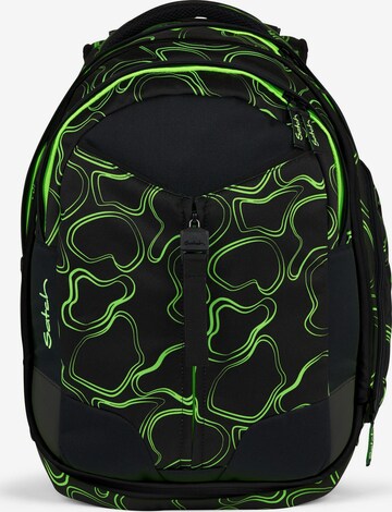 Satch Backpack 'Match' in Green: front