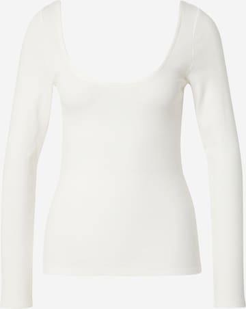 T-shirt Monki en blanc : devant