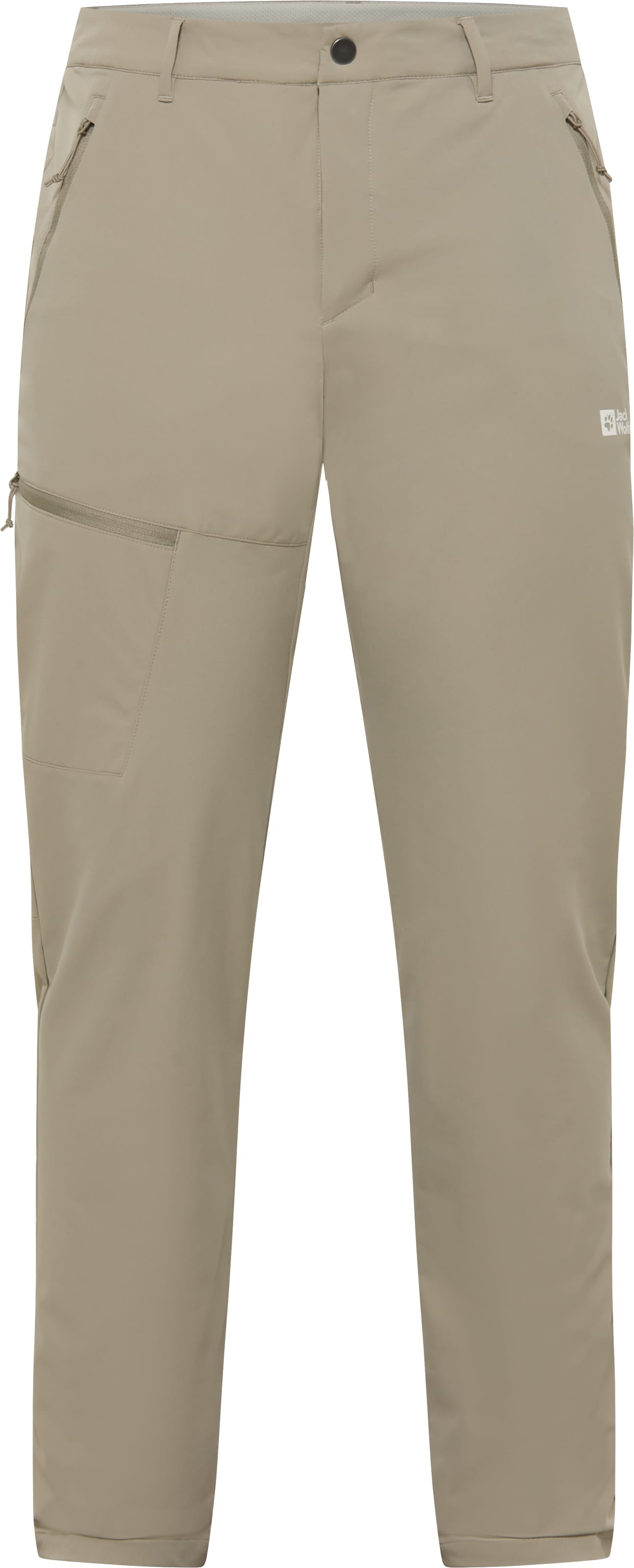 JACK WOLFSKIN Regular Outdoorhose in Grau: Vorderseite