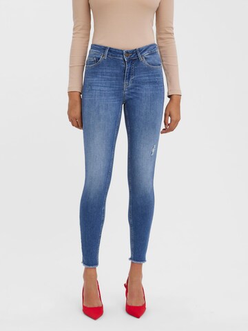 VERO MODA Skinny Jeans in Blauw: voorkant