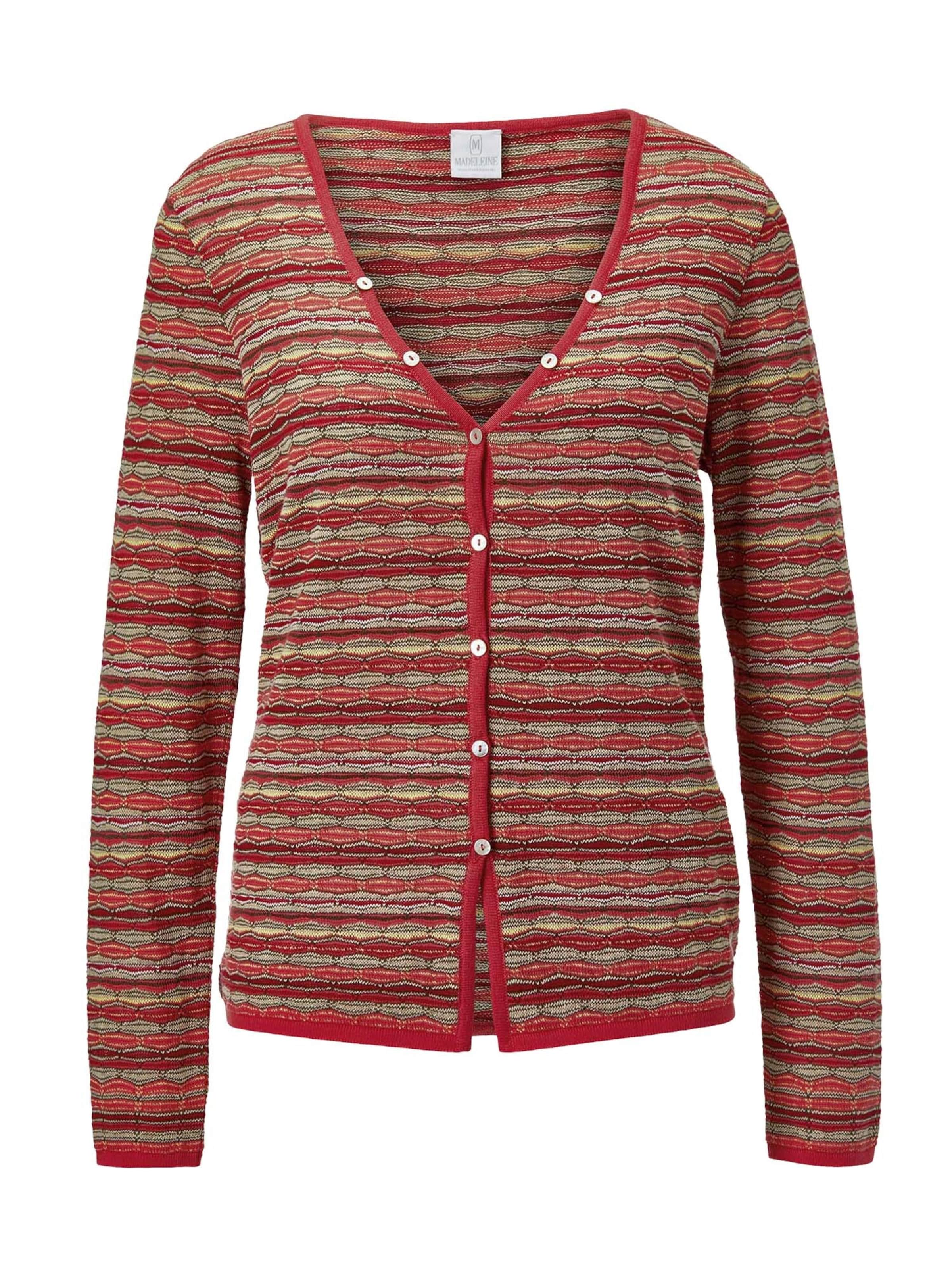 Cardigan MADELEINE en rouge : devant