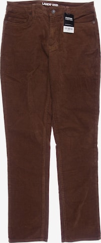 Lands‘ End Stoffhose L in Braun: predná strana