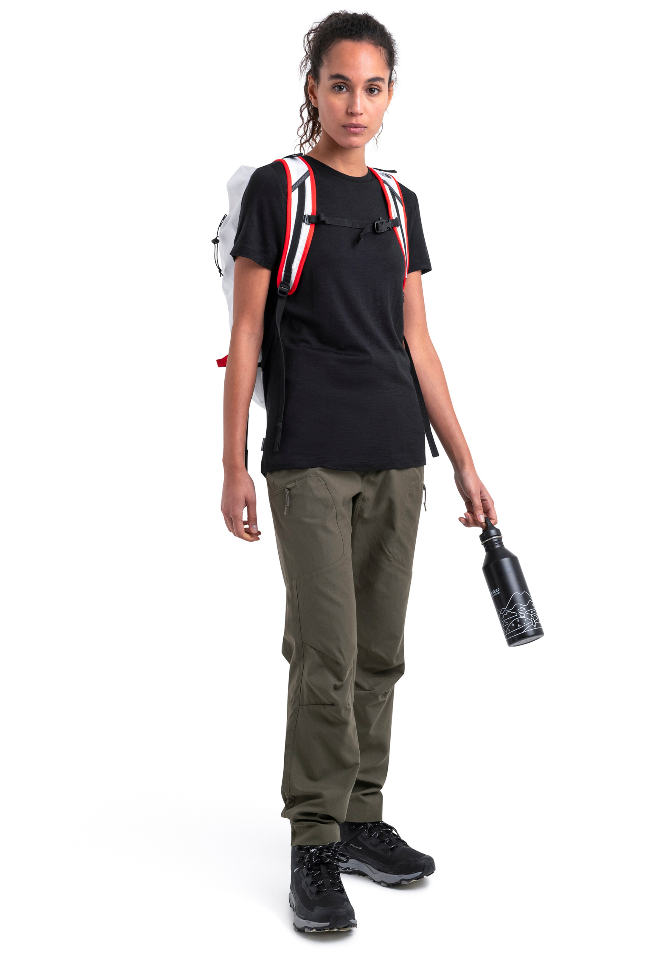 ICEBREAKER Λειτουργικό μπλουζάκι 'Tech Lite III' σε μαύρο